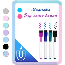 Small White Board Dry Erase, 8.5'' x 11'' Magnetic Dry Erase Board, Mini