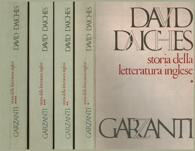Geschichte der englischen Literatur (4 Bände) - David Daiches (Garzanti)