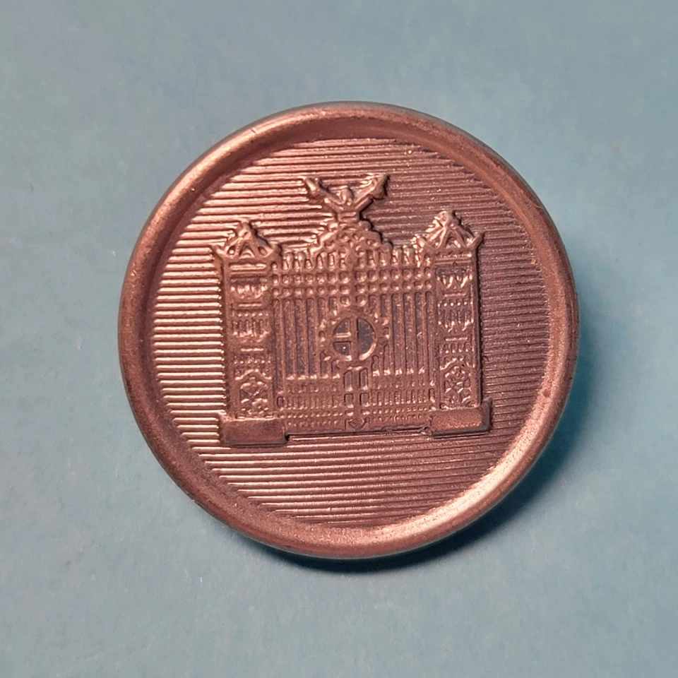 Brooks Brothers Replacement Front Button Silver Tone Castle Gate Blazer Craft - Image 2 of 4