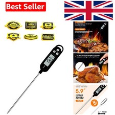 High-Temperature Digital Meat Thermometer with Quick Response - Ideal for BBQs