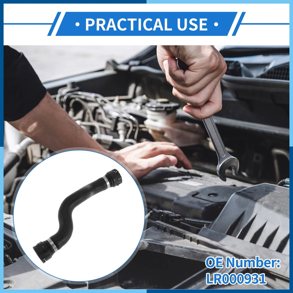 Manguera de radiador compatible con Land Rover LR2 2008-2012 NºLR000931 goma 1 pieza Foto 3 de 4