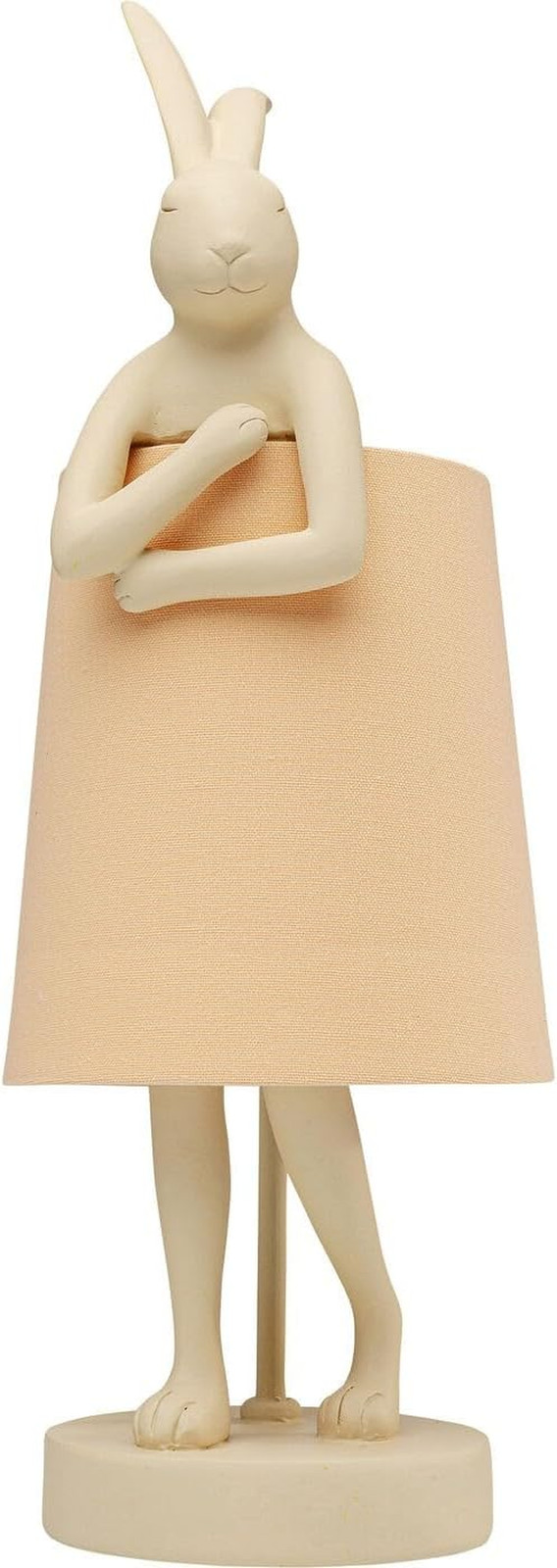 Lampada Coniglio Design Animal Rabbit Bianco/Rosa Pesca 50cm E14