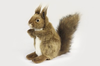 HANSA Black Rat Plush Animal 4.7in