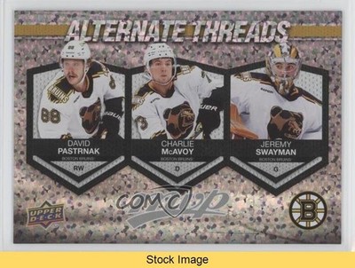 2023 MVP Alternate Threads David Pastrnak Charlie McAvoy Jeremy Swayman READ b8j