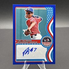 2025 Panini USA Stars & Stripes Tristin Gaines Blue AUTO /100 Rookie