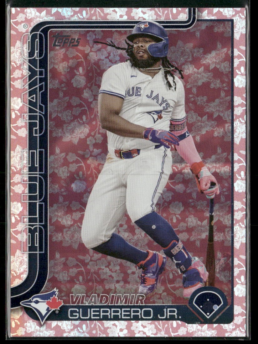 2025 Topps Series 1 Vladimir Guerrero Jr. Flowers 50/50 Blue Jays
