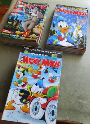 70 Micky Maus Hefte, gebrauchter ZS , kaum Gebrauchspuren nur einige Lagerspuren