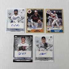 2022 Topps Auto Lot (5) Emmanuel Rivera Trey Mancini Jackson Reetz  Josh Winder