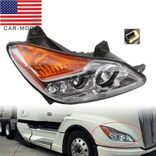 Fit For Kenworth T680 2022-2025 Headlight Assembly w/ Bulb Passenger Right Side