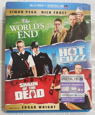 The World's End / Hot Fuzz / Shaun of the Dead New Blu-ray CIB