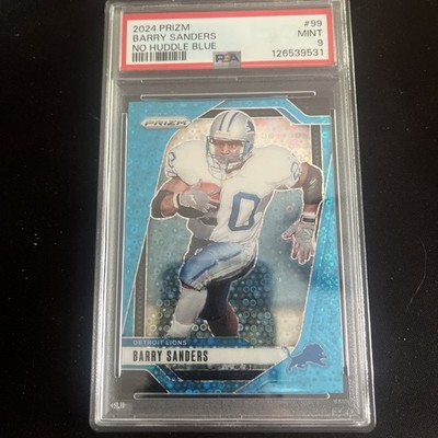 2024 Panini Prizm - Barry Sanders #99 No Huddle Blue Prizm /99