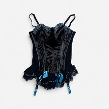 vtg Fredericks of Hollywood corset with garters size 38