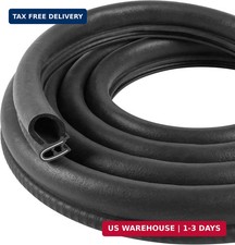 Automotive Door Weather Stripping 20Ft Car Door Rubber Edge Trim Seal Strip Gask
