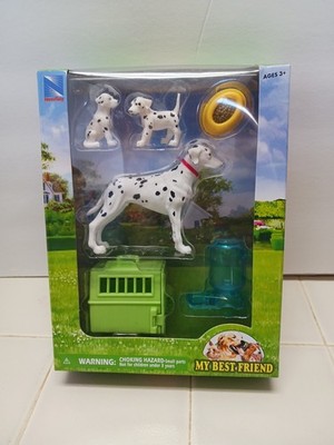 New Ray My Best Friend Dog Puppies Pups Dalamatian Playset Pretend Play Animals