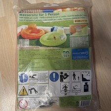 1x Oranger Wassersitz für 1 Person 109x57 cm Neu