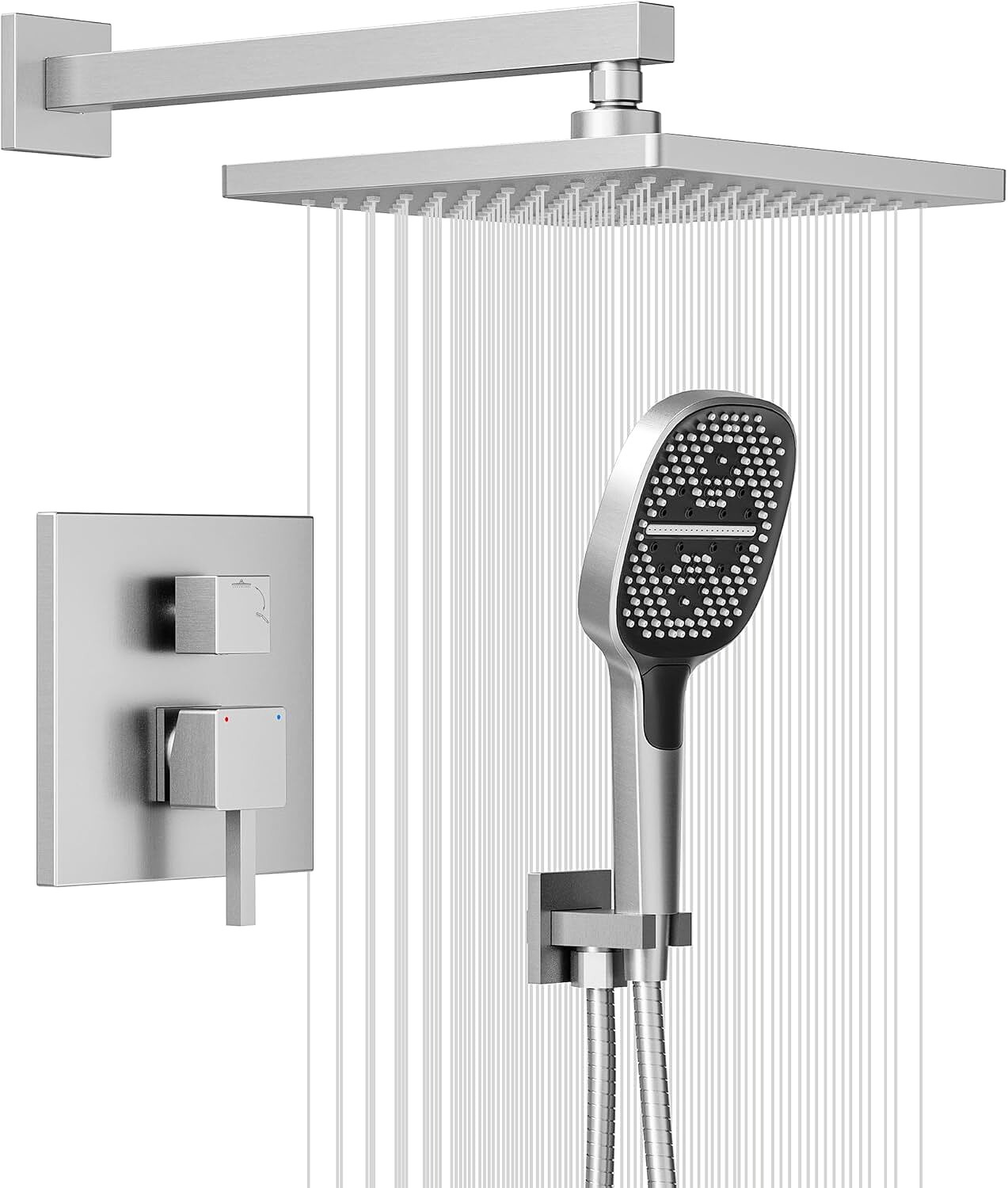 & 3-setting Handheld With Valve & Trim