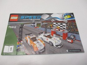 (AH 9) LEGO SPEED CHAMPIONS 1x Porsche 911 GT with BA from 75912