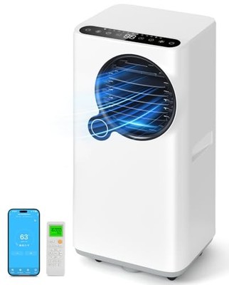QXPZTK 16000 BTU 6-IN-1 COOLING DEHUMIDIFIER & FAN ULTRA QUIET - WHITE