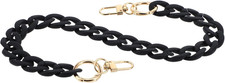 Purse Chain Strap Acrylic Black Acrylic Handbag Replacement Adjustable Purse ...