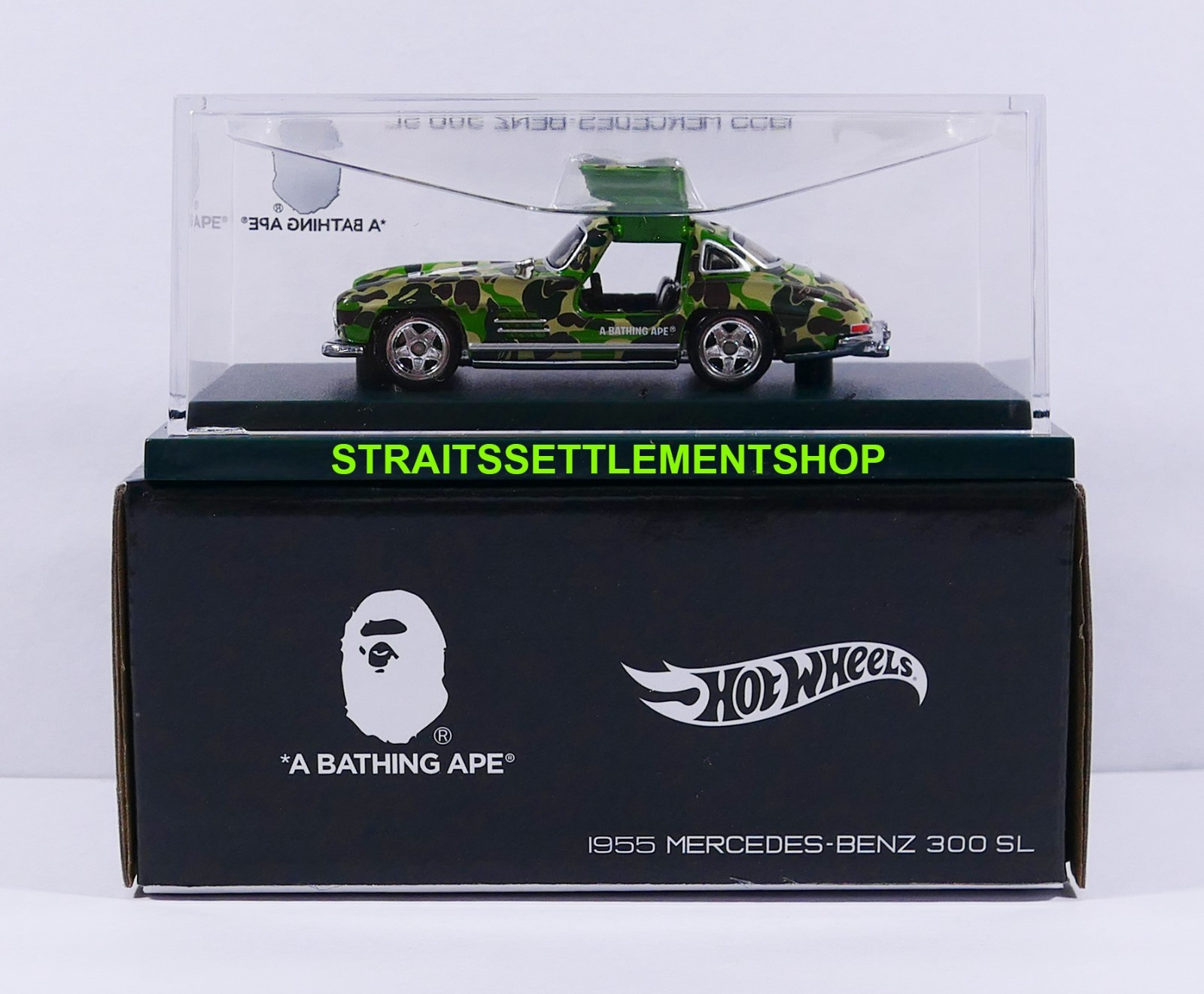 HOT WHEELS 2021 RLC '55 MERCEDES BENZ 300 SL A BATHING APE NEW thumbnail 2