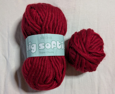 Lot Of 1.5 Sirdar Big Softie Super Chunky Yarn/Wool Blend 49 yd Shade 0339