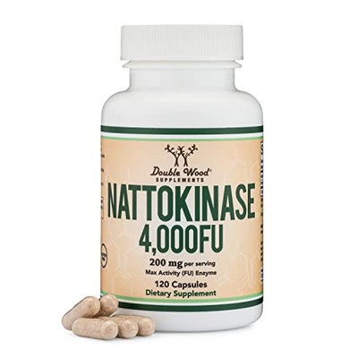 Double Wood Supplements Nattokinase 120 Kapseln
