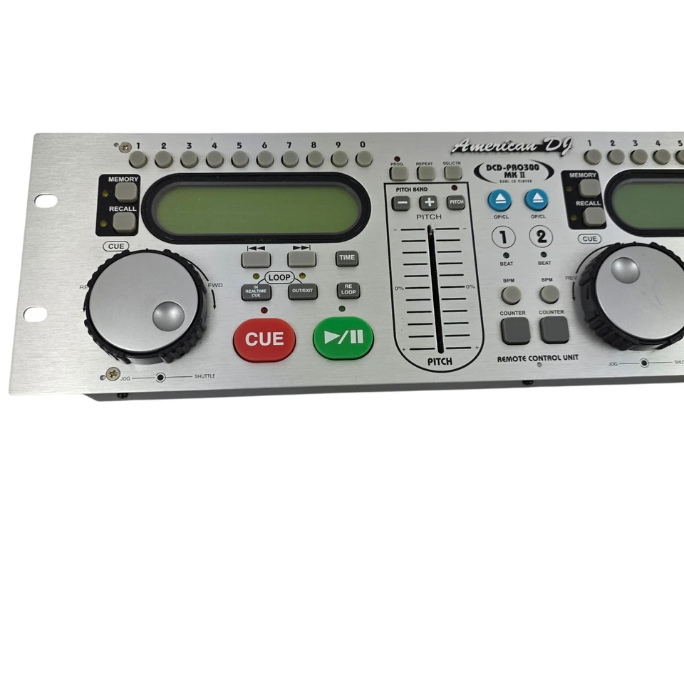 🎧 American DJ DCD-PRO300 MKII Dual CD Player Remote Control Unit Foto 4 de 4