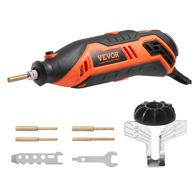 VEVOR Electric Chainsaw Sharpener Kit 130W 35000RPM Handheld Sharpener 6 Speeds