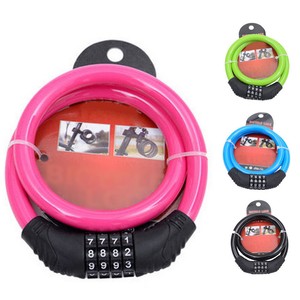 Password Bike Chain Lock Bicycle Cycling Security 4 Digit Combination Cable Hot