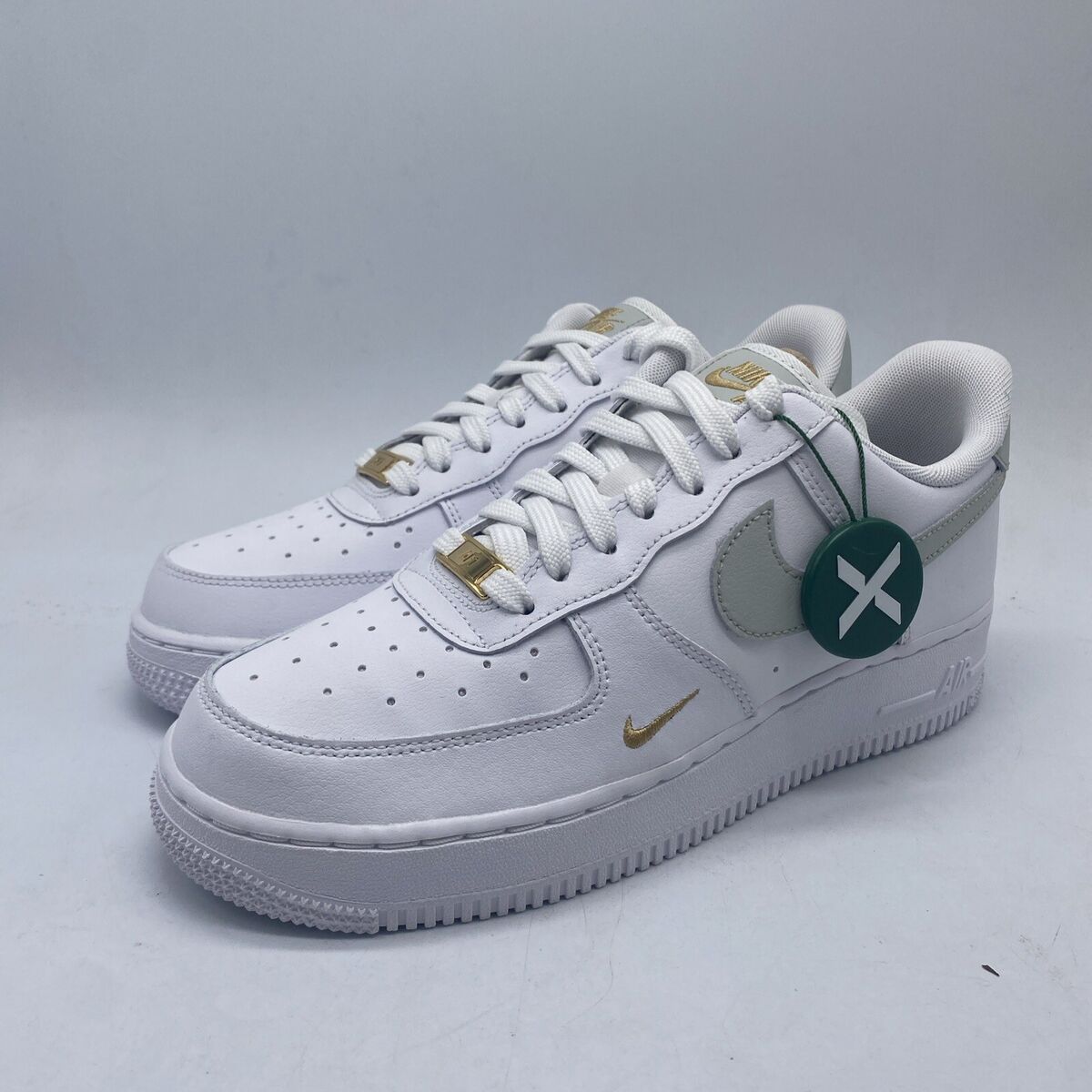 Nike Air Force 1 Low White Gray Gold CZ0270-106 Women's Size Nike Air Force 1 Low White Gray Gold CZ0270-106 Women's Size