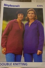 Stylecraft Knitting Pattern 4395 DK Knit & Crochet Sweaters 30-42"