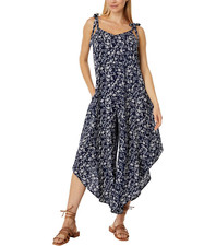 VINCE CAMUTO Floral Print Tie Shoulder Jumpsuit MSRP 99 Size XS  8B 1842 NEW