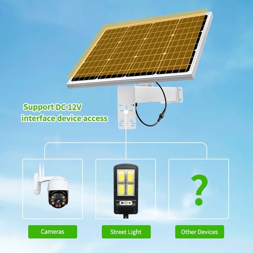 40W Solar Panel Kit with 40A Battery, 12VDC 2.5A Output for CCTV Camera - Afbeelding 7 van 10