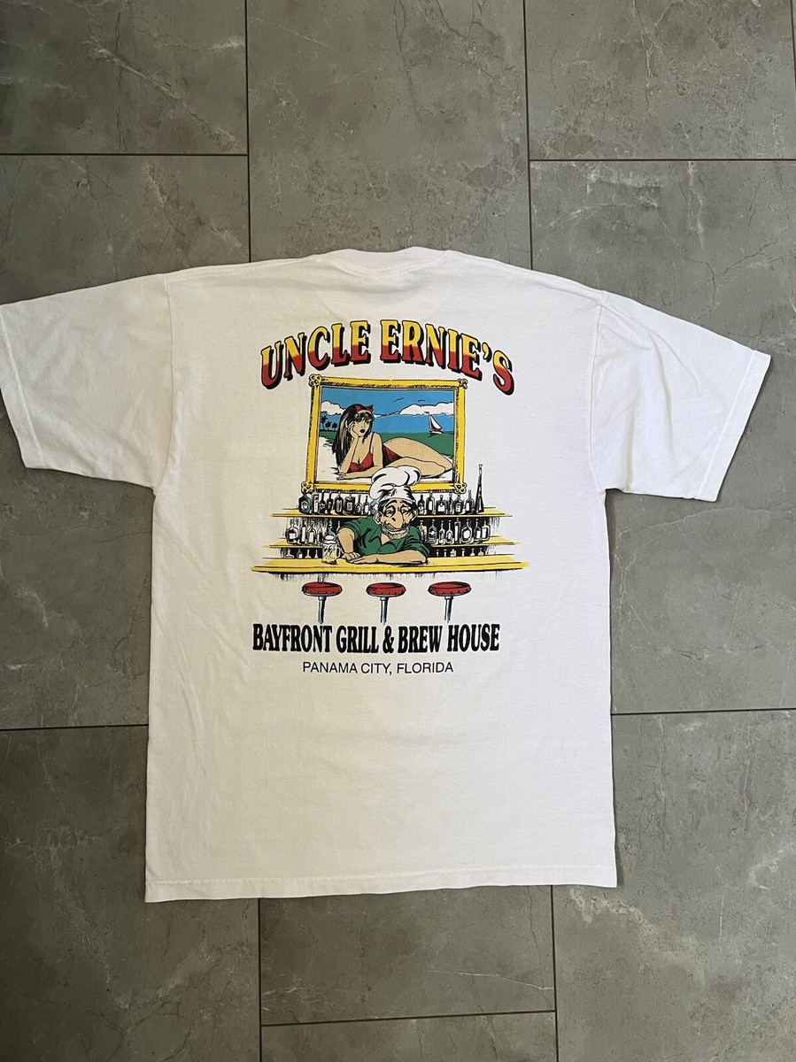 Uncle Ernie’s Bayfront Grill Brew House Panama City, FL Tshirt Men’s  Medium