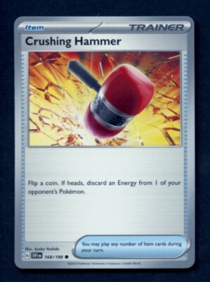 Crushing Hammer 168/198 Sv01: Scarlet & Violet Base Set Regular Pokémon Card