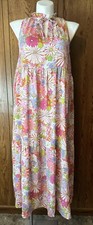 BB Dakota Steve Madden 1970’s Floral California Soul Maxi Dress Medium