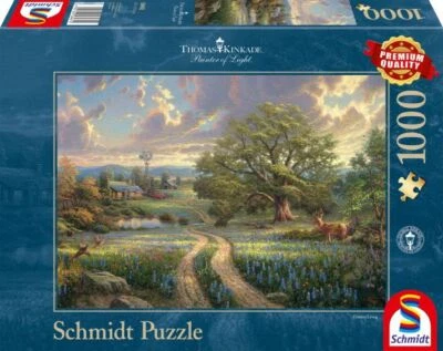 Schmidt Spiele 58461 Country Living Puzzle Thomas Kinkade 1000 Teile Puzzle