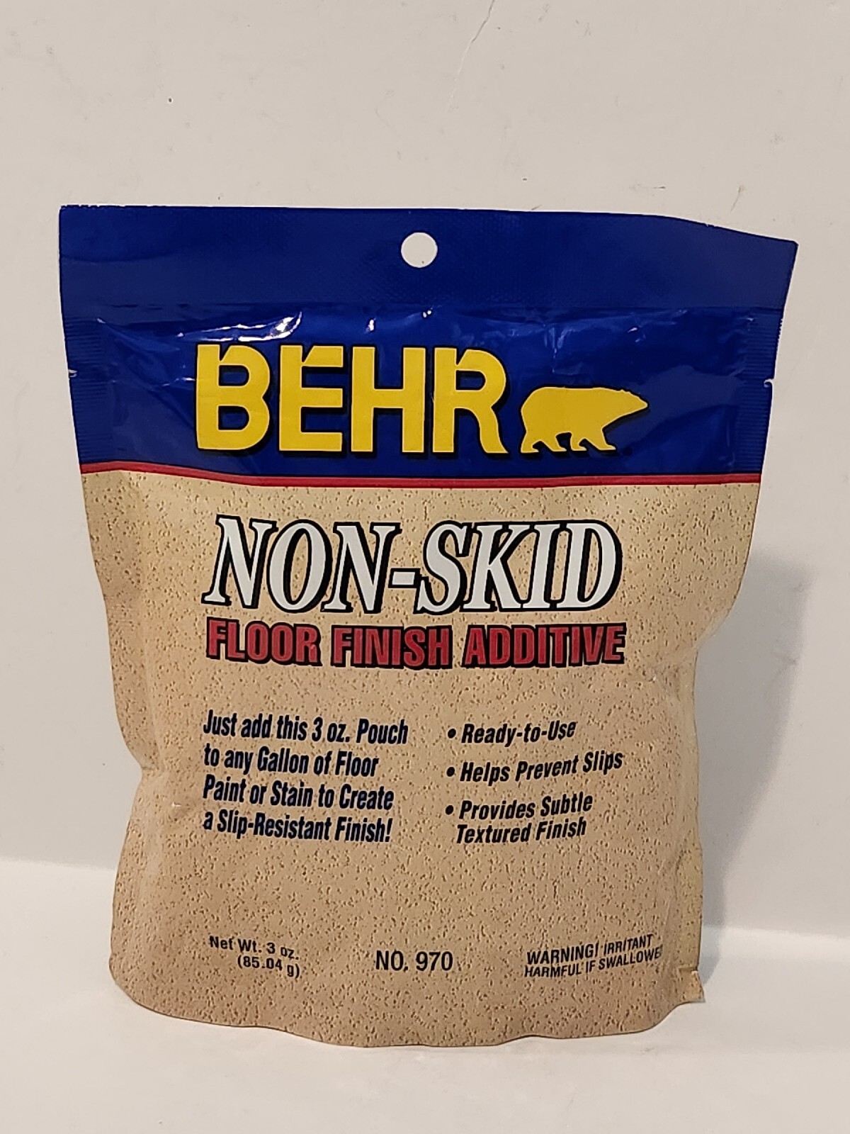 Behr NonSkid Floor coating Finish Additive 970 paint epoxy or concrete New 82474970249 eBay