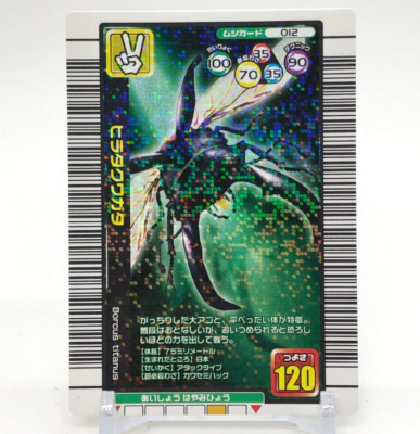 Oyster stag beetle The King of Beetle Mushiking Card Game SEGA Japanese #012