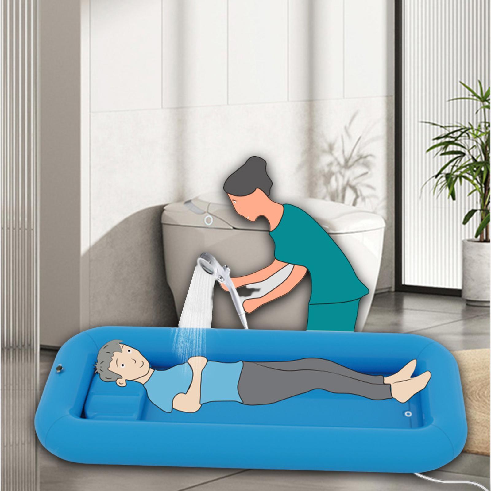 Baignoire gonflable, baignoire adulte portable, PVC avec de bain d'oreiller