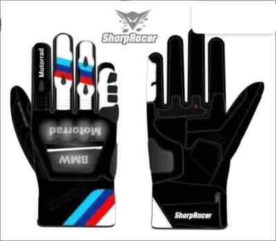 BMW Motorrad M1000RR Motorcycle Motorbike Racing Leather Gloves