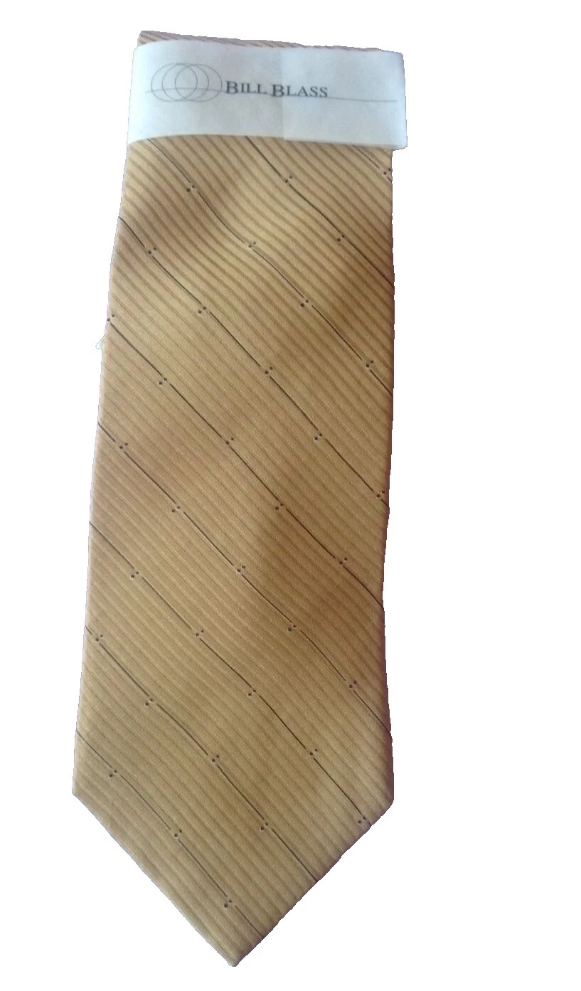 Lazos con rayas negras Bill Blass para hombres