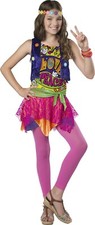 Child 60s 70s Groovy Girl Hippie Mod Go Go Chick Costume