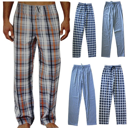 Pantalón de pijama para hombre modelo Oxford rayas azul y blanco – Pijama  Hombre