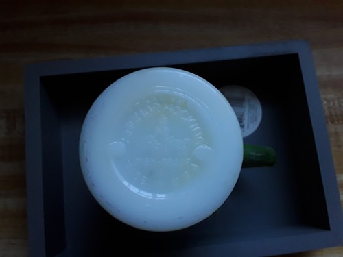 Green Fire King Anchor Hocking Green Diamond Pattern Coffee Cup - Picture 7 of 8