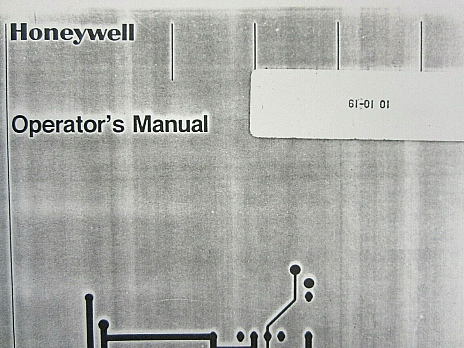 Honeywell Operator's Manual For 61-01-01