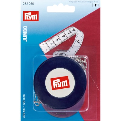 Roll Maßband Jumbo 3m PRYM 282260 Bandmaß Rollmaß Rollbandmaß 300cm 120 inch
