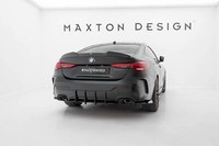 Hintere Seiten Flaps FüR BMW M440I G22 / G23 Schwarz Glanz Diffusor Heckansatz