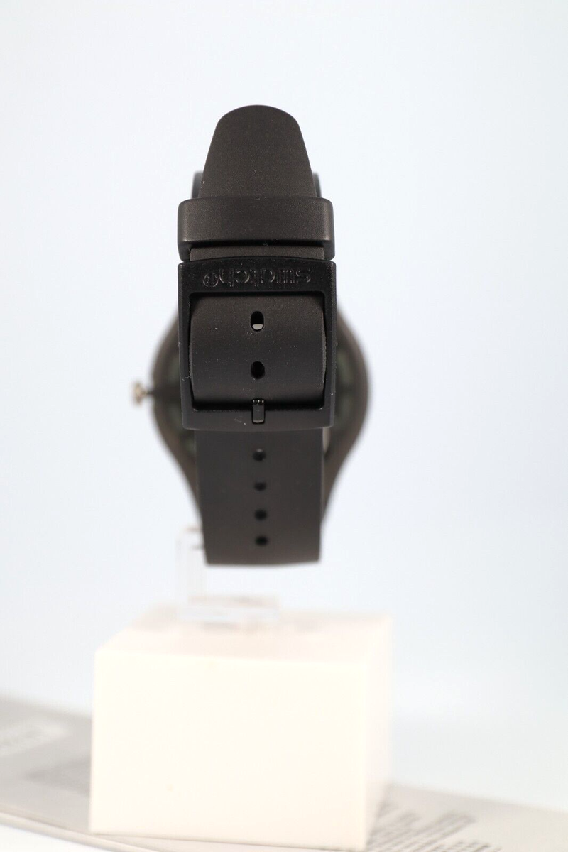 NEW Limited Swiss Swatch SKELETOR Skeleton Numbers Dial Black