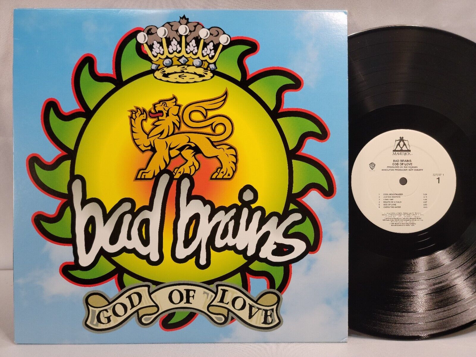 Bad Brains - God Of Love - 2011 Limited Edition LP - MAVERICK - HARDCORE - VG++